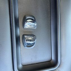 Chrome license plate lights for Chevy Silverado