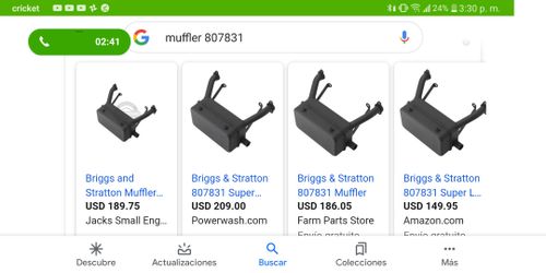 Muffler briggs&straton