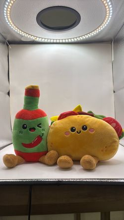 Taco and Hot Sauce Plush
