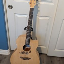 Luna Acoustic/Electric WL Bamboo Guitar 