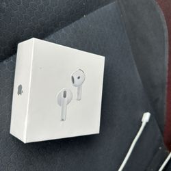 AirPod 4 White Bluetooth Headset 