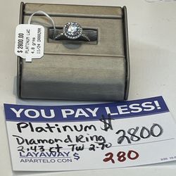 Platinum Diamond Ring