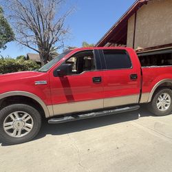 Red 2004 FORD