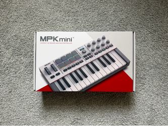 Akai Professional MPK Mini IV MIDI Keyboard Controller - Gray
