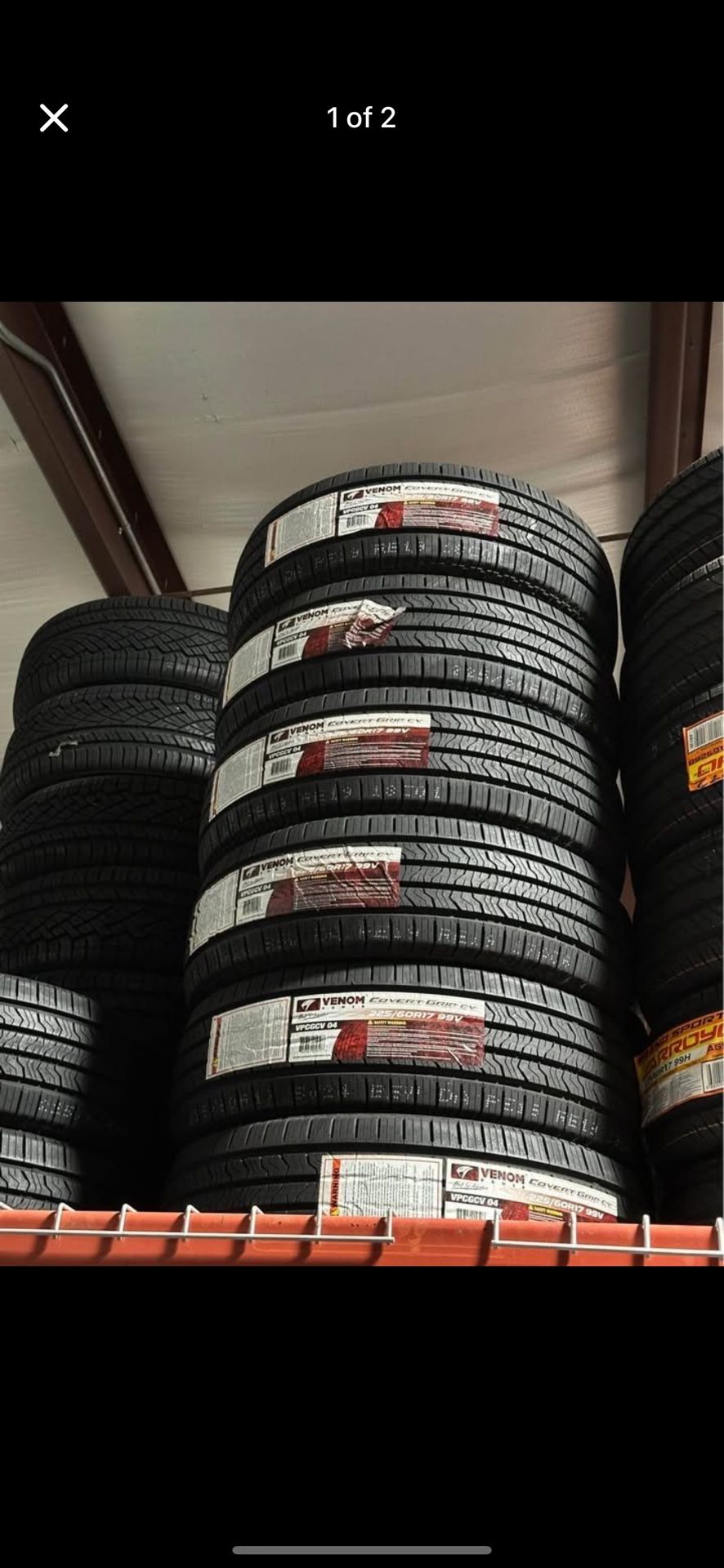 New 215/65/17 Venom Covert Grip CV 99V Tires $486 mounted and balanced plus tax Financing available!!!! 208_463_1100 1654 Garrity Blvd. Nampa Idah
