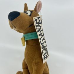 Scooby-Doo Plush 8" Stuffed Dog TV Show Cartoon Network Vintage Retro 1998 NWT