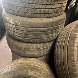 205/55/16 set de llantas usadas en buenas condiciones las 4  puestas y balanceadas  estamos abiertos de 8am a 5pm