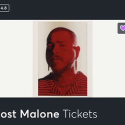 Post Malone Concert Tickets Thumbnail