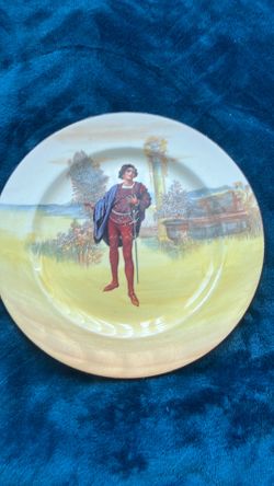 A Royal Doulton 'Wolsey' Shakespeare Series decorative plate.
