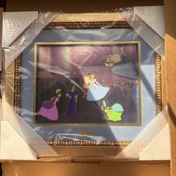 DISNEY Cinderella 70th Anniversary Pin Frame Set