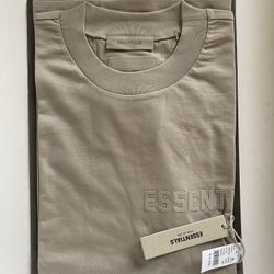 FOG - Essentials Fear Of God SMOKE Jersey T-Shirt Sz (M), XL)