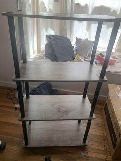 Moving Out Sale - 4-tier Rack,executive Chair
