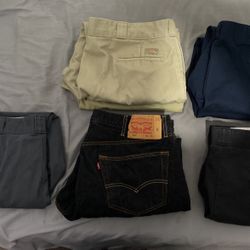dickies pants/501 levis