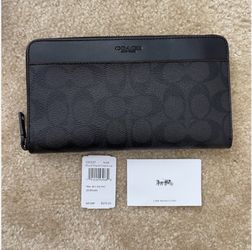 Coach Accordion Zip Wallet