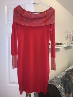 Off the shoulders Red Dress Size L