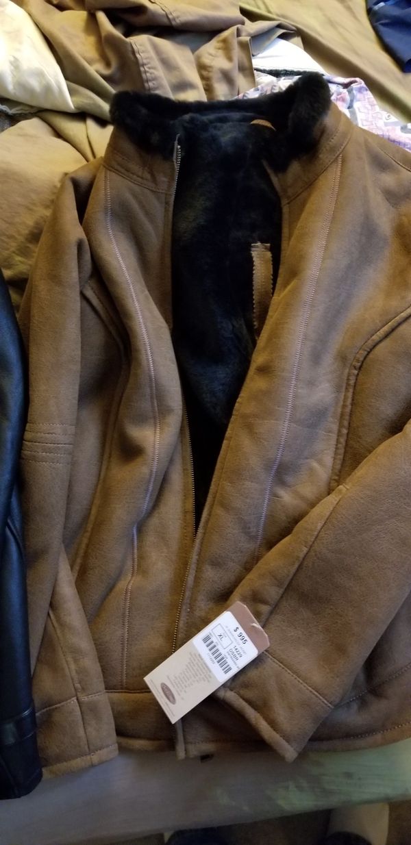 Mens Sheepskin Fur Lined Winter Coat Cw878265