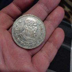 1960 Mexico "Silver" 1 Peso