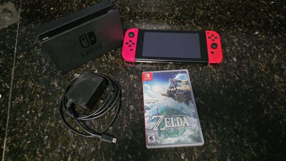 Nintendo Switch And ZELDA game