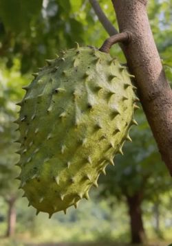 Sour sop tree big trunk