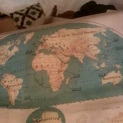 World Map Vintage 