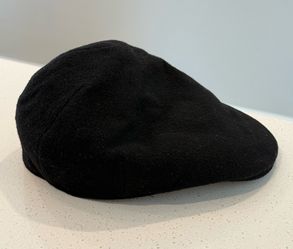 Goorin Bros Alfonso D’Este Black Wool Blend Flat Cap Hat Size M / Medium - EUC