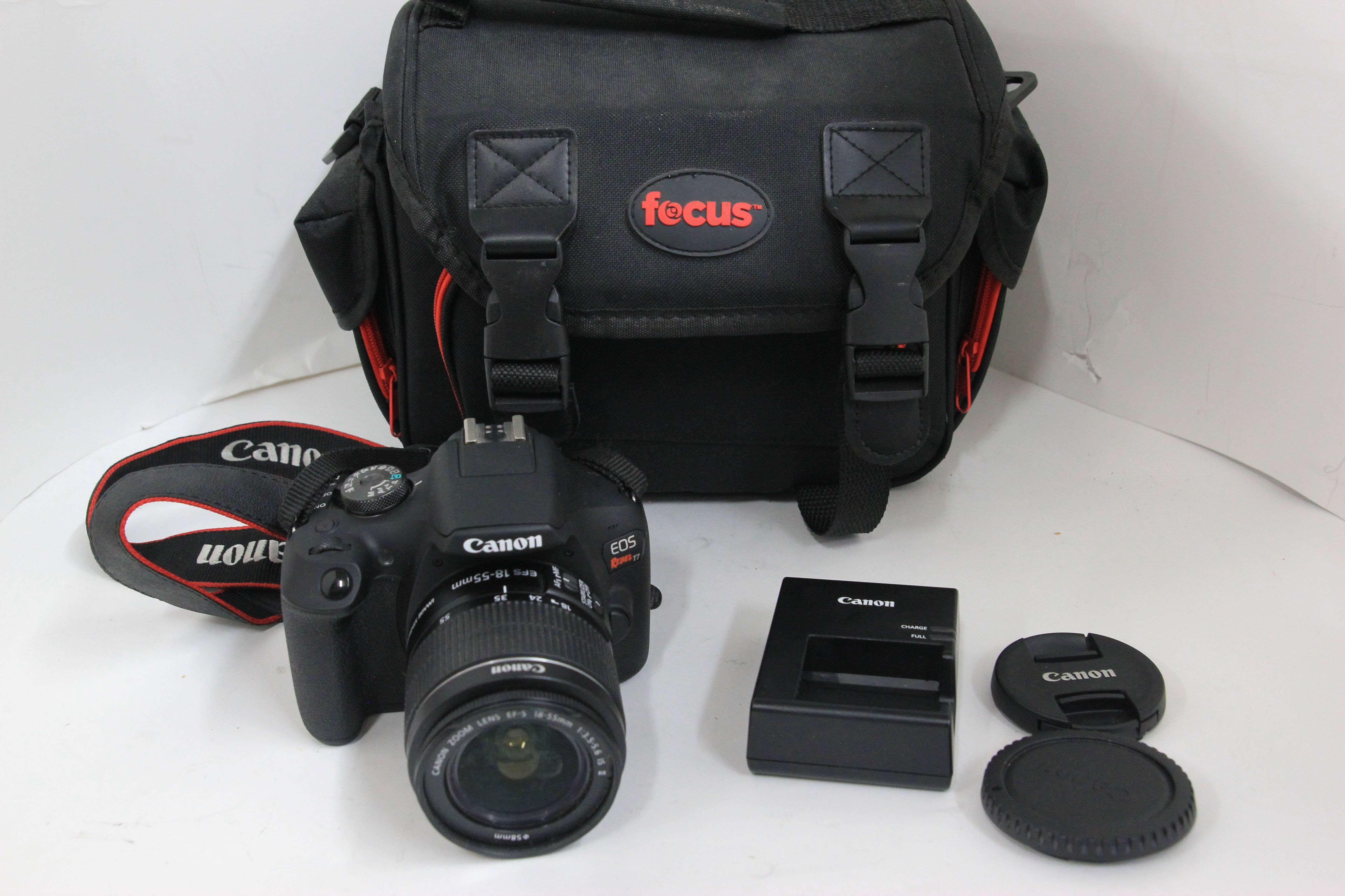 Canon EOS Rebel T7 24.1MP Digital SLR W/ Canon EFS 18-55mm f/3.5-5.6 IS II