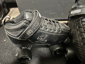 Crazy skates all black size 8