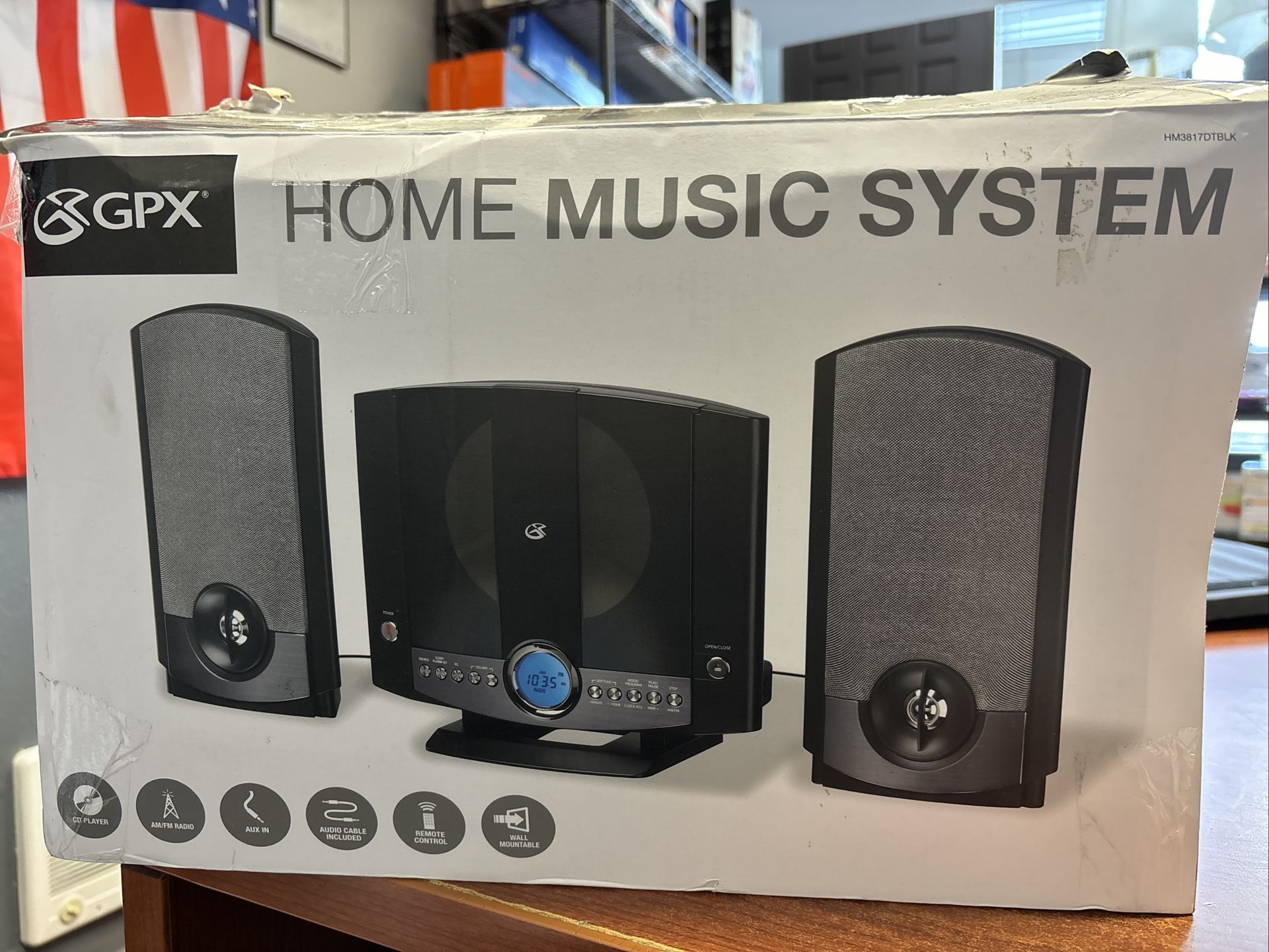 HM3817DT Manual GPX Hm3817dtbk Compact Disc Home Music System With