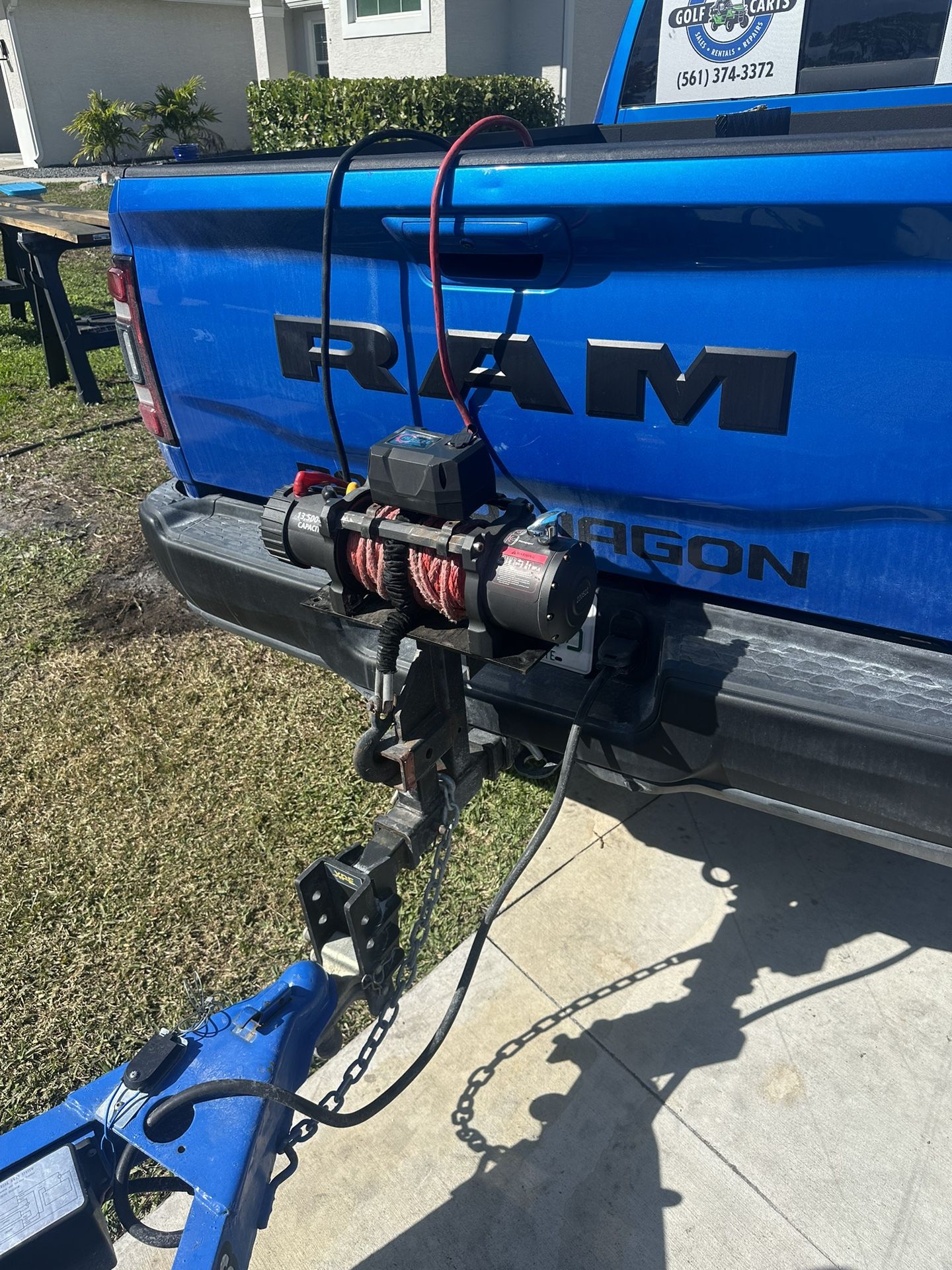 Trailer Hitch Winch