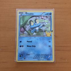 Froakie Holographic 25th Anniversary McDonald's Pokmon Card for Sale in Riverside, CA - OfferUp Froakie Holographic 25th Anniversary McDonald's Pokmon Card for Sale in Riverside, CA - OfferUp