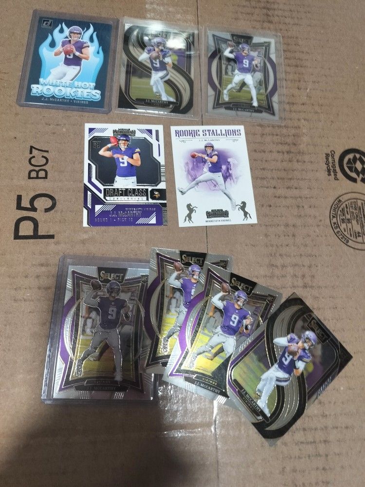 Jj McCarthy Card Lot