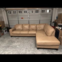 Real Leather Couch 