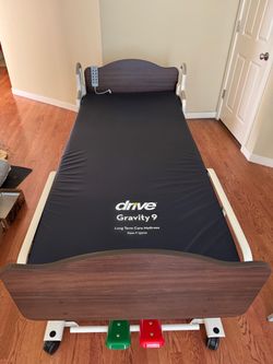 Easycare Hi Lo Hospital Bed with Gravity 9 Mattress