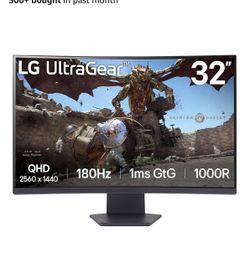 LG UltraGear 32" Curved QHD Gaming Monitor