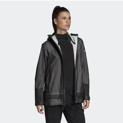 adidas Women TERREX WATERPROOF PRIMEKNIT RAIN JACKET Size S or M or XL Retail $225 New Let me know which size you want before you buy 