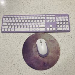 Keyboard Mouse And Mousepad Set