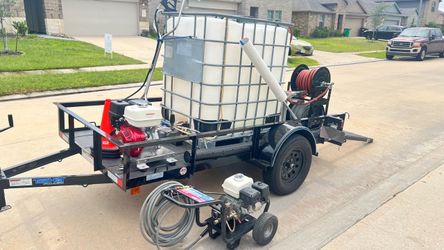 Tráiler de pressure wash