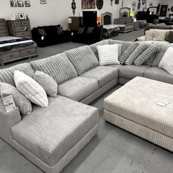 🍄 Moonstruck Logan Modular 3-Pieces Sectional  | Chair and Ottoman| Loveseat | Couch | Sofa | Sleeper| Living Room Furniture| Garden Furniture