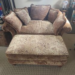 Upholstered Mixed Lite Brown Pattern 