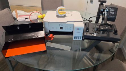 Epson ET-2800 EcoTank Printer with Heat Press Bundle