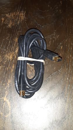 FireWire IEEE 1394 6Pin Male To 6Pin Male Cable