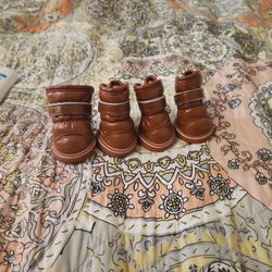 Freedogs dog shoes size 3 cute leather dog boots