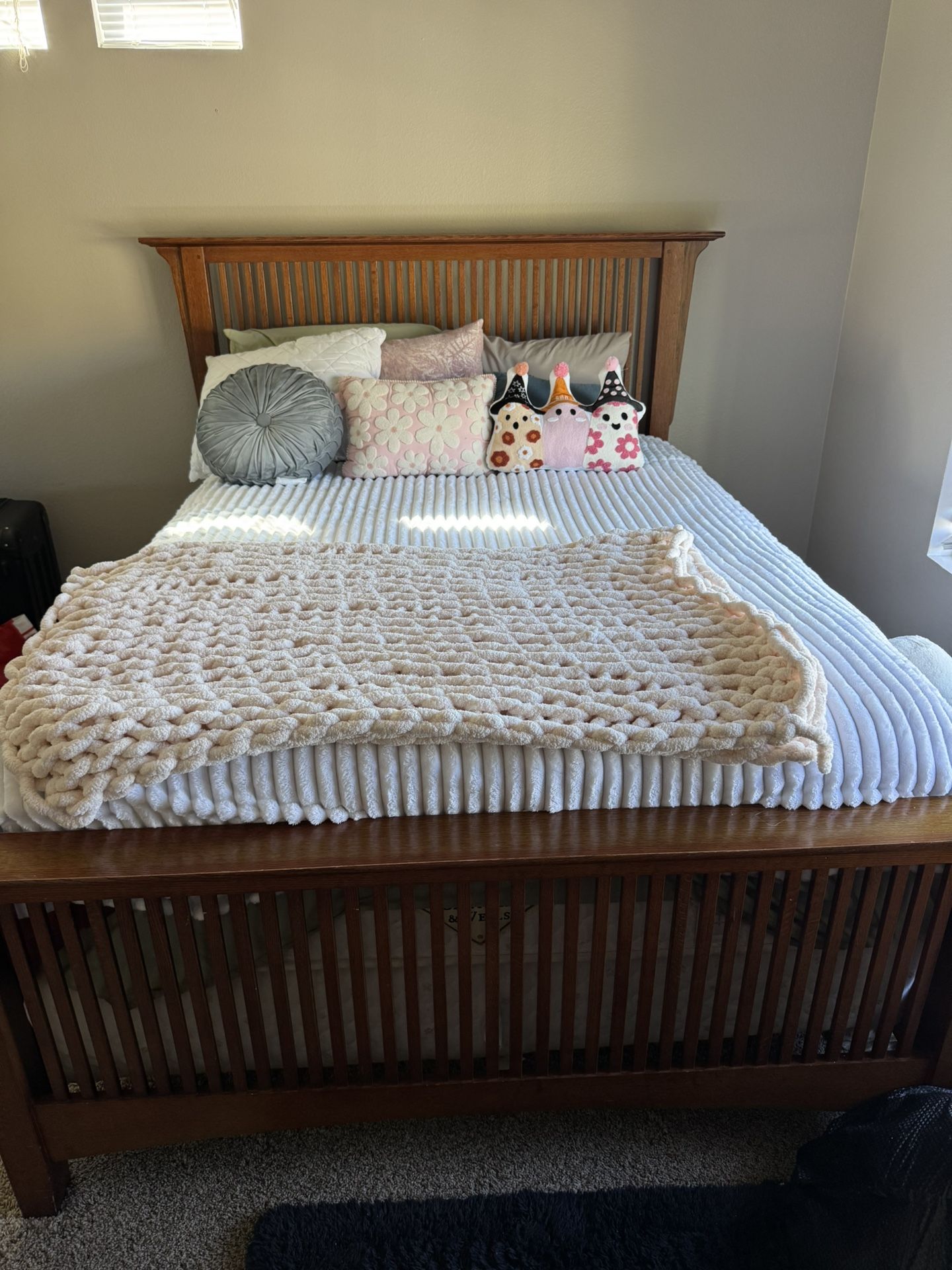 Free Mission Style Bed Frame And Mattress