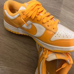 Orange Nike Dunks, Size 6.5 In Women 