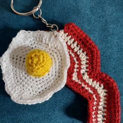 Bacon And Egg Keychain 