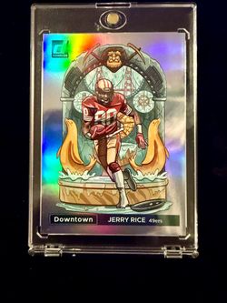 2023 Panini Donruss Jerry Rice DOWNTOWN. #D-20 SSP Case Hit.