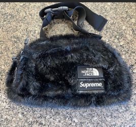NEW Supreme The North Face Faux Fur Waist Bag Fanny Pack Brand for