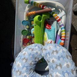 Baby Bath And Pillow Lot