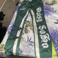 Green Flare Sweats