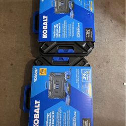 (2) Kobalt Case Stack With 2ah,4ah and charger